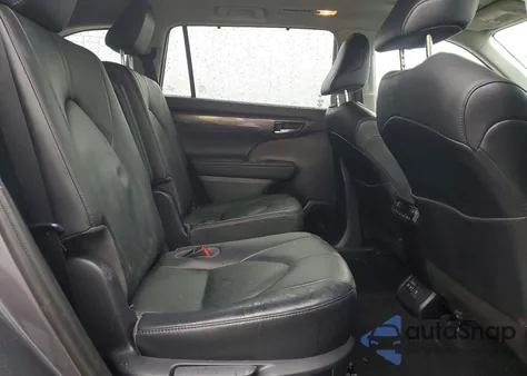 2020 Toyota Highlander Platinum from USA, damaged, VIN 5TDFZRBH4LS034838